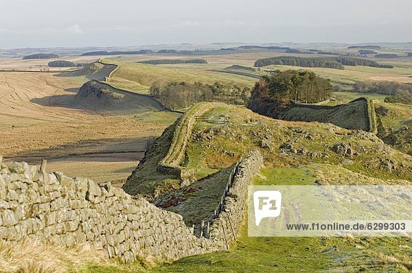 zeigen Europa sehen Wand Großbritannien Nostalgie Holz UNESCO-Welterbe Felsen Kurs England römisch