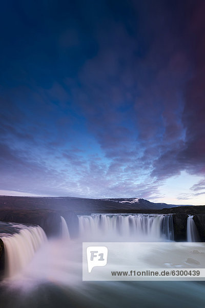 Go_afoss waterfall on the Skj·lfandafljÛt river Ring Road Nor_urland eystra Northeast Iceland Iceland Europe