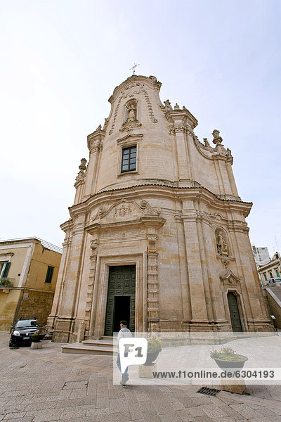 Church Chiesa del Purgatorio  1725-1747  architect Giuseppe Fatone di Andria  facade designed by Vitoantonio Buonvino and Bartolomeo Martemucci  Matera  Italy  Europe