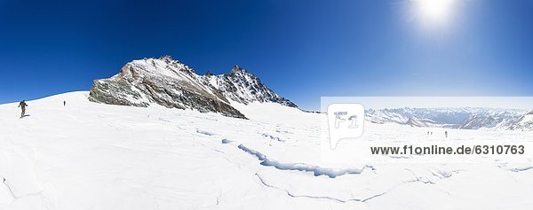 Ski touring at Grossglockner Hohe Tauern Austria Europe