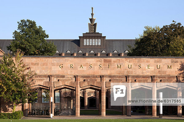 Grassi-Museum  Leipzig  Sachsen  Deutschland  Europa  ÖffentlicherGrund