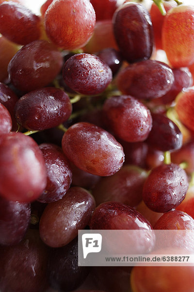 Close up of bunch of grapes