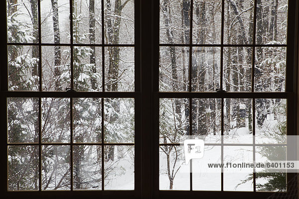 Außenaufnahme  Fenster  Winterurlaub