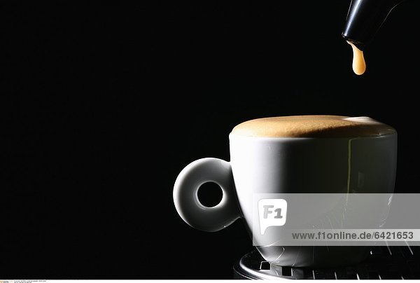 Espresso und Maschine