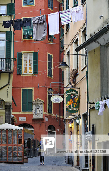 Italy  Liguria  Genoa  Via di Ravecca  in historical centre
