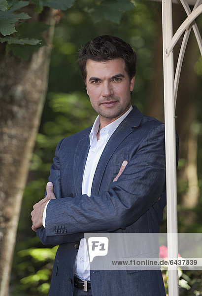 'Actor Moritz Tittel at a photo call for the TV soap ''Sturm der Liebe'' in Munich  Bavaria  Germany  Europe'