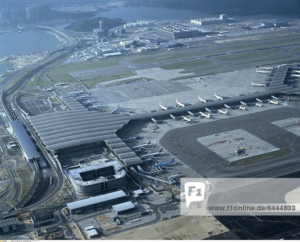 Der Chek Lap Kok Flighafen Hongkong