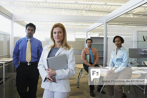 Group of businesspeople in office
