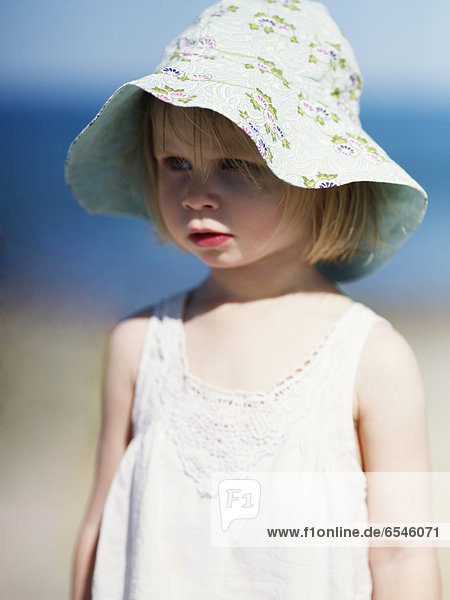 Portrait  Hut  Kleidung  Mädchen  Sonne