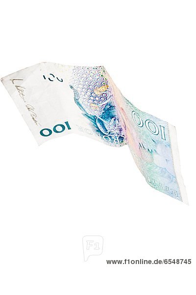 Geldschein  100  schwedisch