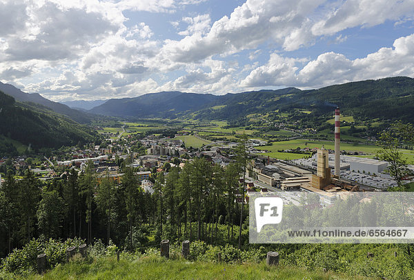 Austria  Styria  Trieben  View of magnesite factory