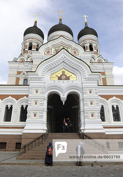 Alexander Nevsky Cathedral  Tallinn  Estonia  Northern Europe  Europe