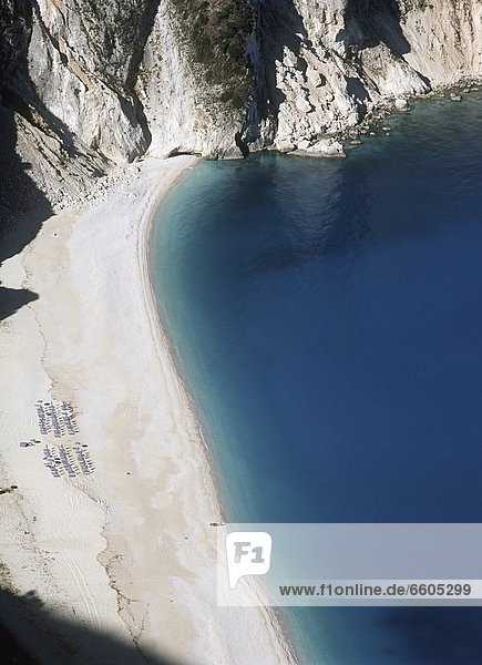 Myrtos Beach  Aerial View