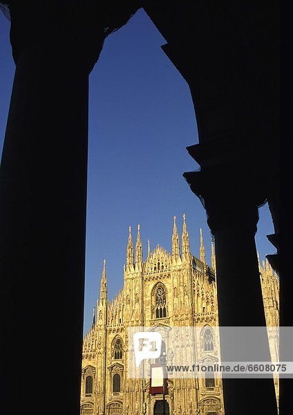 View Of The Duomo Through Columns