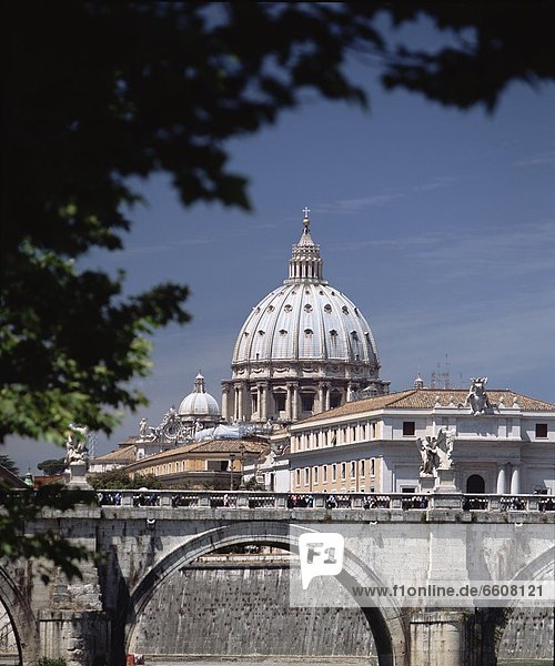sehen  Fluss  vorwärts  Tiber  Vatikan  Basilika