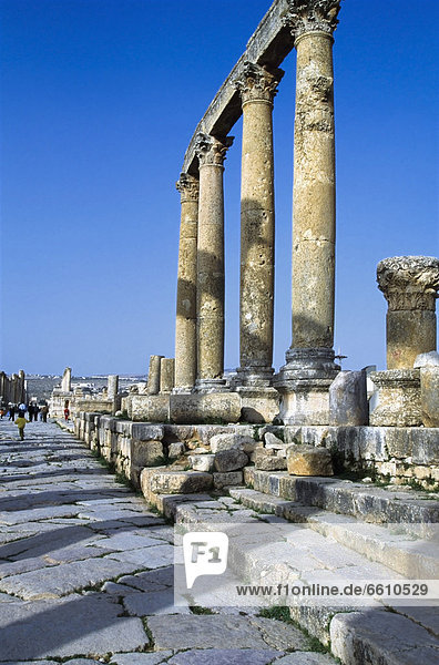 Gerasa  Jerash  Tourist  Ruine  antik