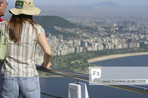 Berg  sehen  Brotlaib  Tourist  Zucker  Ansicht  Brasilien  Rio de Janeiro