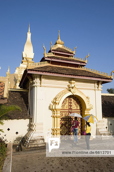 That Luang or Grand Stupa  Vientiane Laos