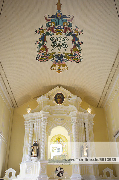 Altar in church of St Dominic  Macau China