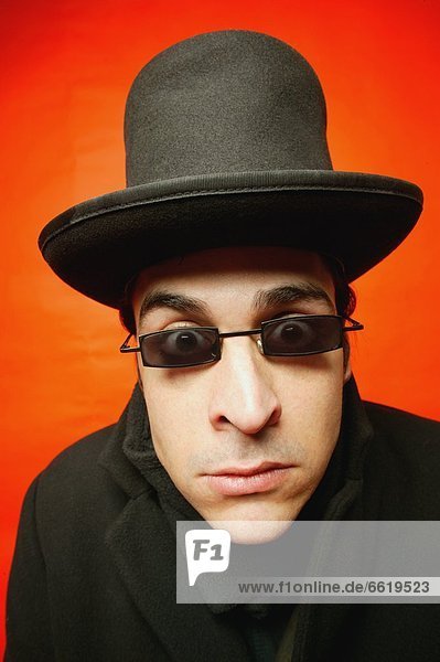Portrait Of A Man With Top Hat