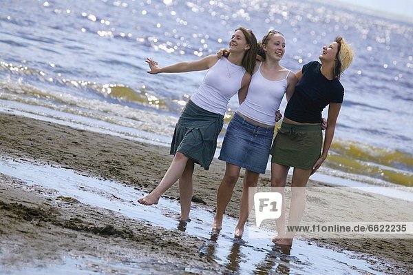 Jugendlicher  Strand  Mädchen