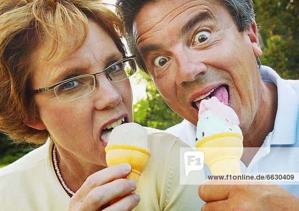 Couple Eating Icecream