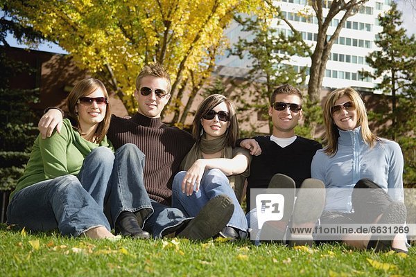 Group Of People With Sunglasses
