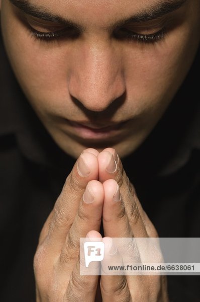 Man Prays