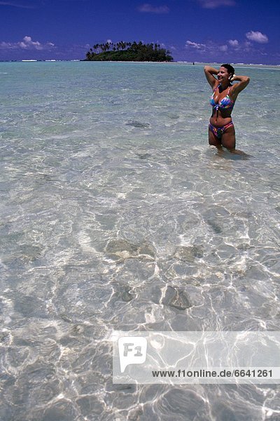 Wasser  Tourist  Insel  Cook-Inseln  Rarotonga