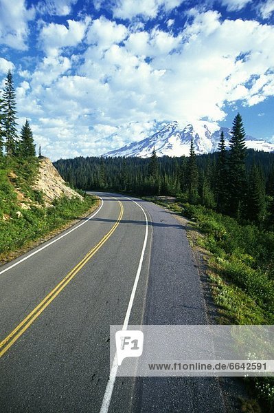 Mountain Road  Mount Rainier