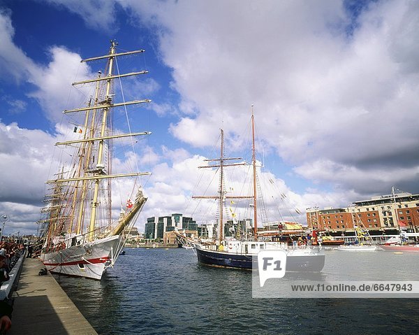 Tall Ships Festival  River Liffey  Dublin  Ireland