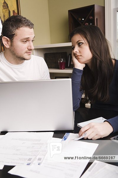 Young Couple With Financial Stress