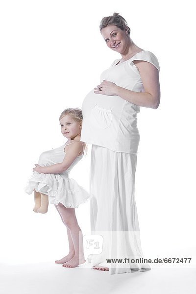 simulieren  Schwangerschaft  Tochter  Mutter - Mensch