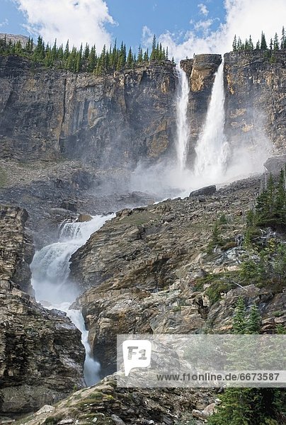 Yoho Nationalpark  British Columbia  Kanada  Twin Falls