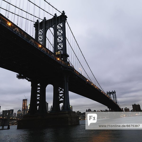 Vereinigte Staaten von Amerika  USA  New York City  Manhattan  Manhattan Bridge