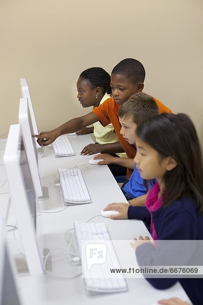 Students Working On Their Computers