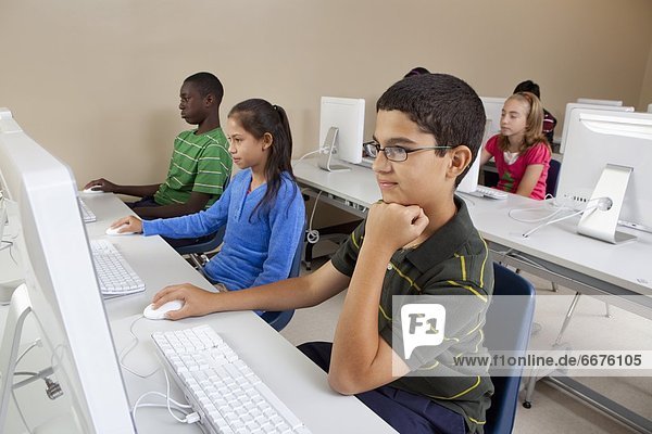 Students In Computer Class