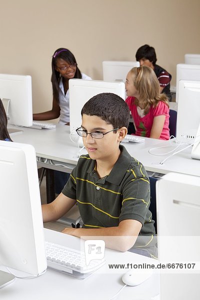 Students In Computer Class