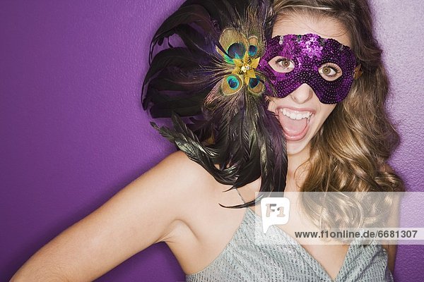 Frau  Party  Kleidung  Maske