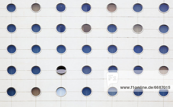 Circular Windows on a Building