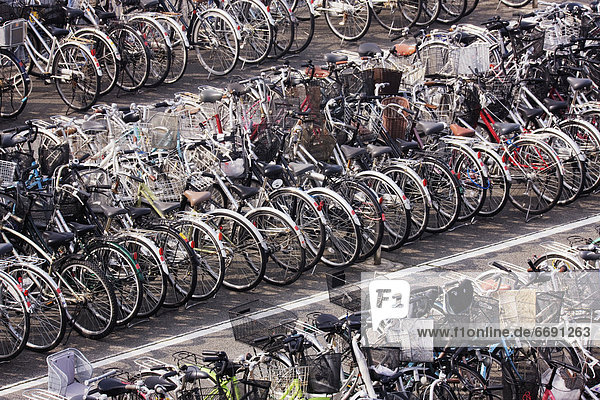 parken  Fahrrad  Rad  Reihe