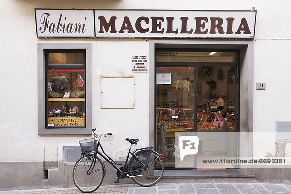 frontal  Fahrrad  Rad  Delikatessen  Italienisch