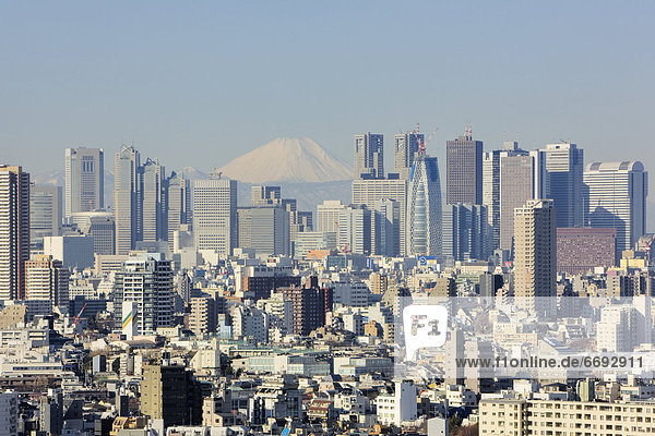 Skyline  Skylines  Fuji  Shinjuku