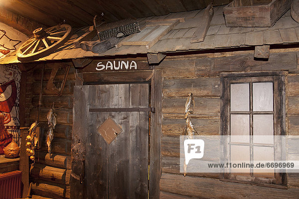 Old Style Sauna Room