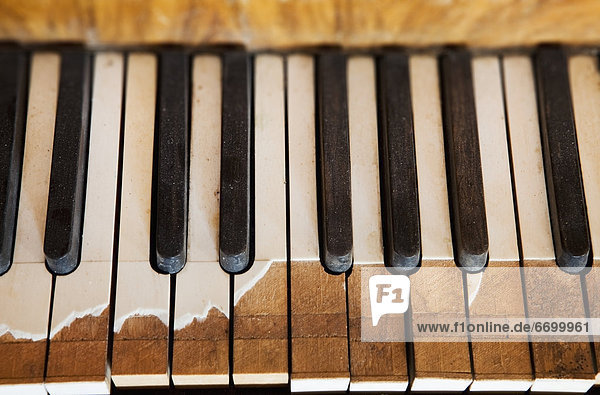 Antiquität Klavier Schlüssel