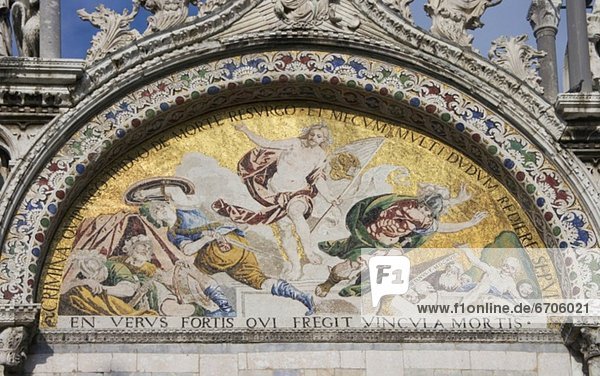 Markusplatz  Basilika  Italien  Mosaik  Venedig