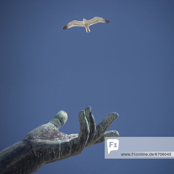 fliegen  fliegt  fliegend  Flug  Flüge  Statue  Vogel