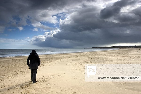 gehen  Strand  Mensch  1