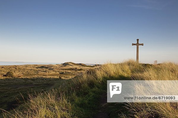 überqueren  Hügel  Tal  Ignoranz  Kreuz  England  Northumberland