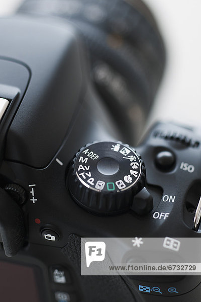 Digital SLR camera buttons